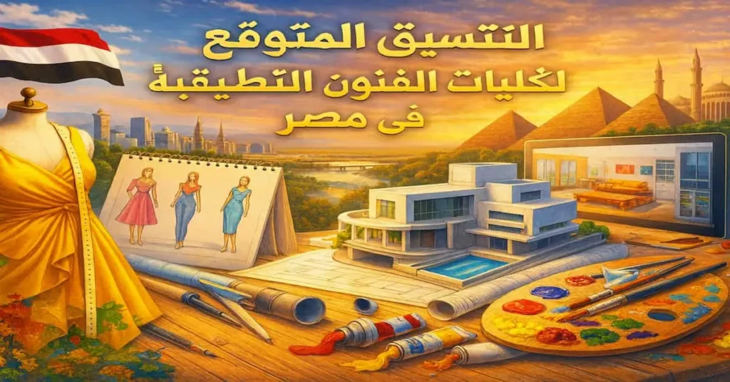 التنسيق المتوقع لكليات الفنون التطبيقية