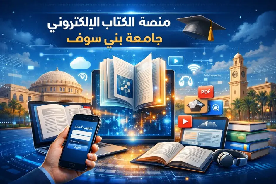 ChatGPT-Image-19-ديسمبر-2025-05_39_51-م التسجيل في منصة الكتاب الالكتروني جامعة بني سويف 2026