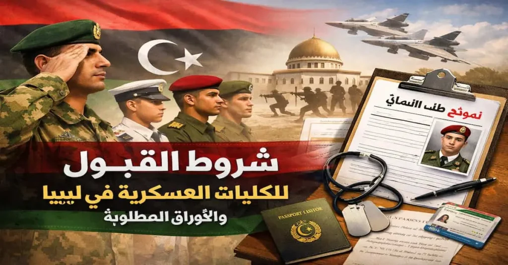 شروط القبول للكليات العسكرية في ليبيا
