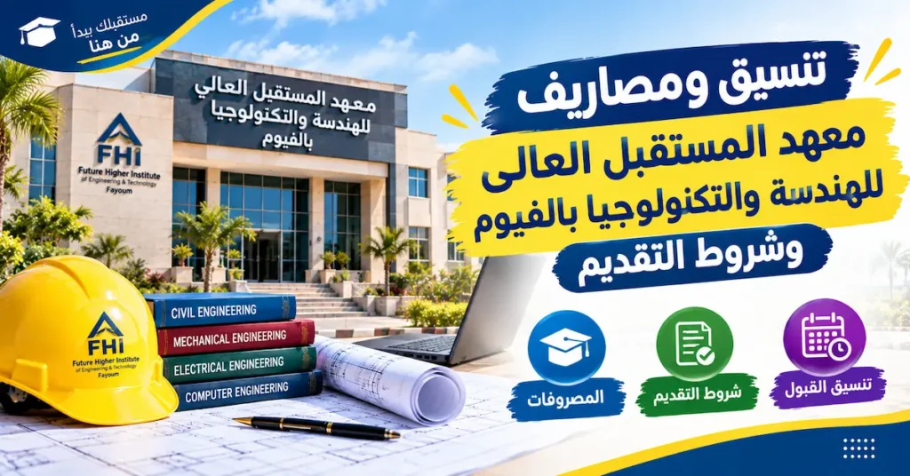 تنسيق ومصاريف معهد المستقبل العالى للهندسة والتكنولوجيا بالفيوم