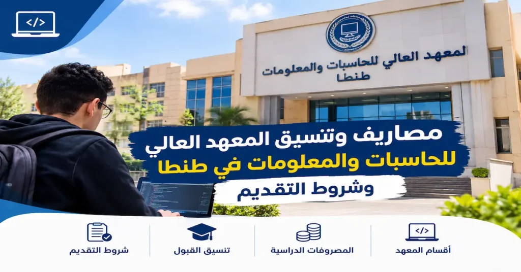 مصاريف وتنسيق المعهد العالي للحاسبات والمعلومات في طنطا