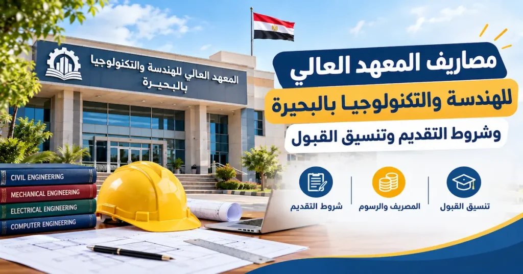 مصاريف المعهد العالي للهندسة والتكنولوجيا بالبحيرة