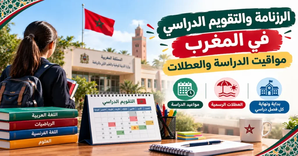 الرزنامة والتقويم الدراسي في المغرب