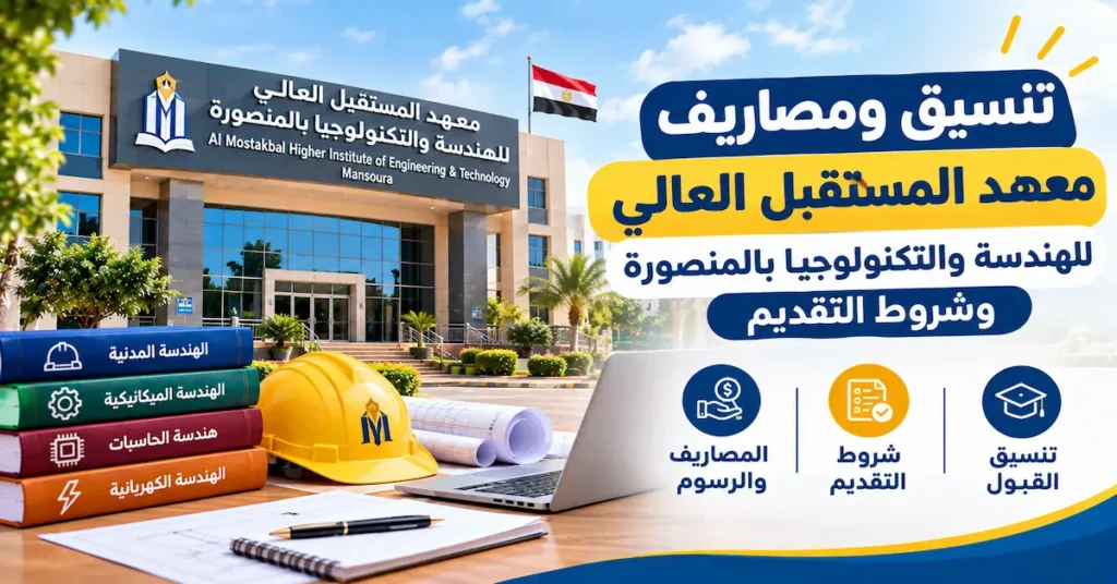 تنسيق ومصاريف معهد المستقبل العالى للهندسة والتكنولوجيا بالمنصورة