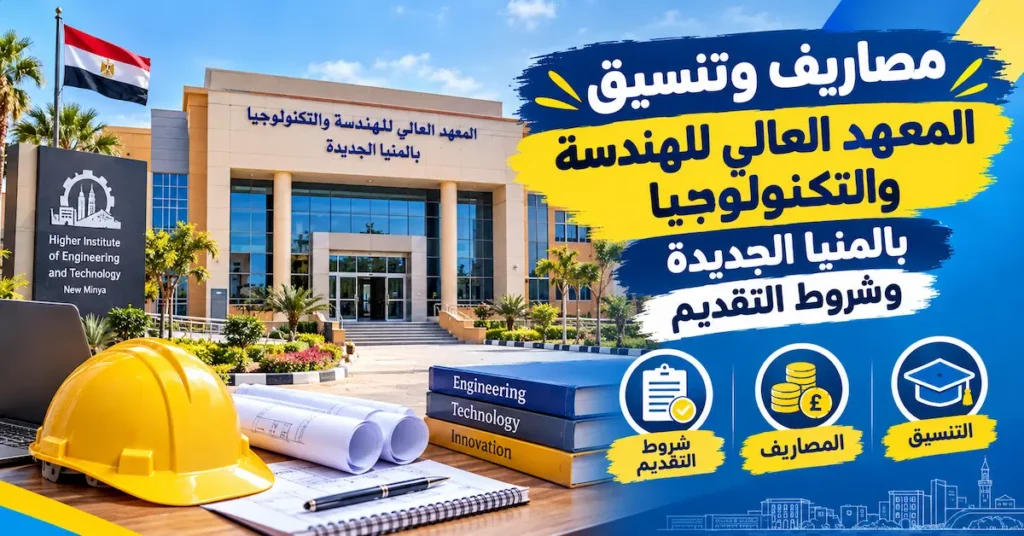 مصاريف وتنسيق المعهد العالي للهندسة والتكنولوجيا بالمنيا الجديدة