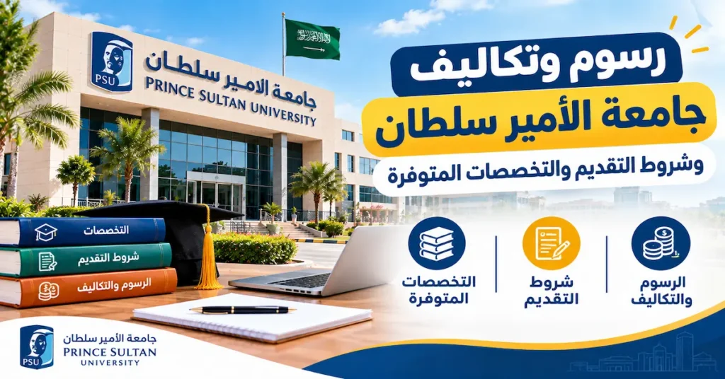 رسوم وتكاليف جامعة الأمير سلطان وشروط التقديم والتخصصات المتوفرة