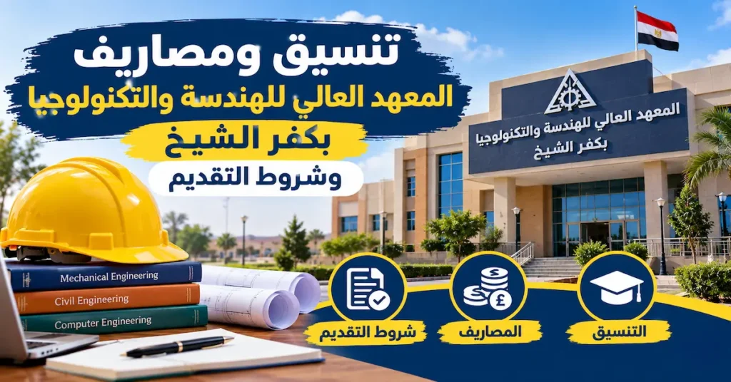 مصاريف المعهد العالي للهندسة والتكنولوجيا بكفر الشيخ