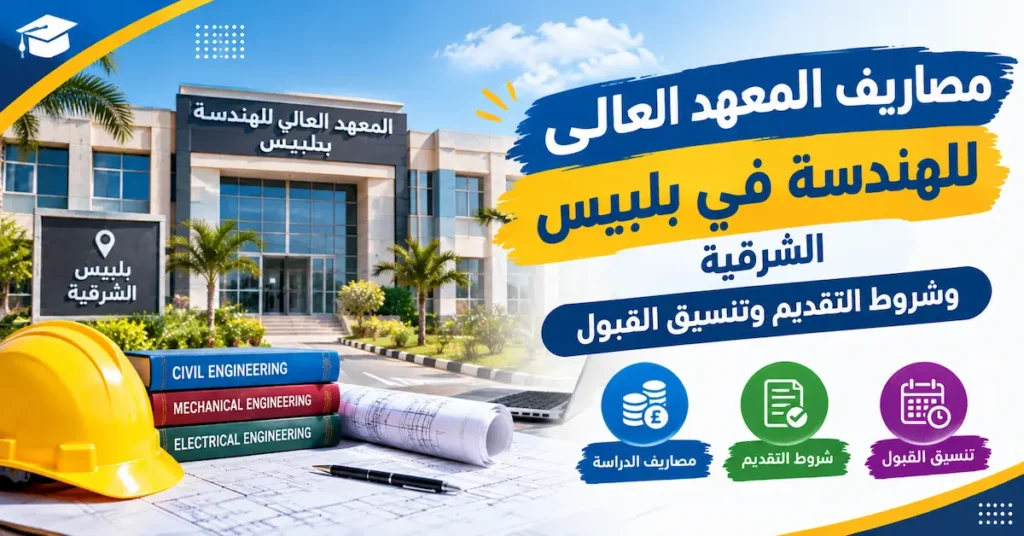 مصاريف المعهد العالى للهندسة في بلبيس الشرقية