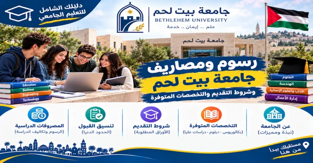رسوم ومصاريف جامعة بيت لحم