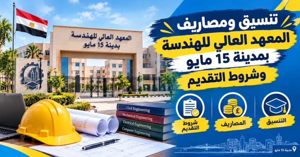 تنسيق ومصاريف المعهد العالي للهندسة بمدينة 15 مايو