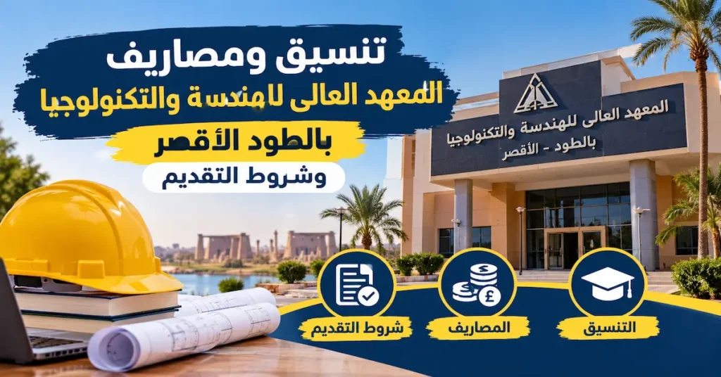 مصاريف المعهد العالى للهندسة والتكنولوجيا بالطود الاقصر