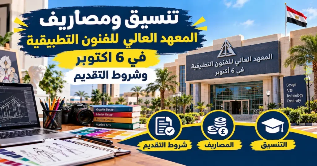 مصاريف المعهد العالي للفنون التطبيقية في 6 أكتوبر