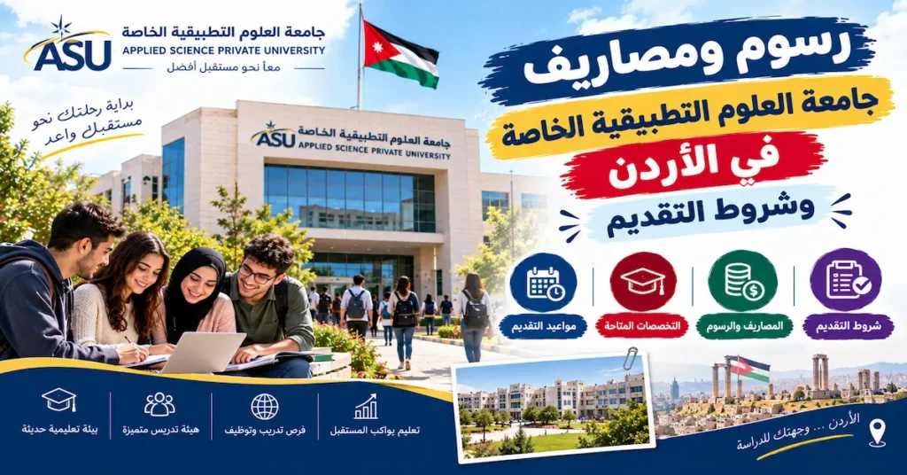 مصاريف جامعة العلوم التطبيقية الخاصة في الاردن
