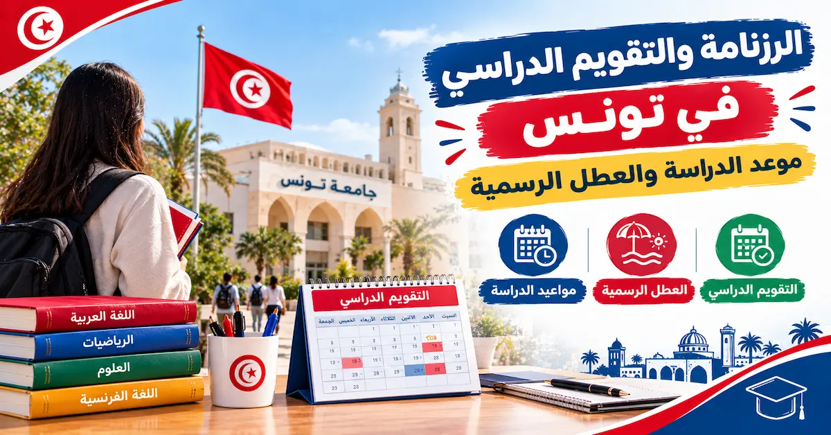 الرزنامة والتقويم الدراسي في تونس