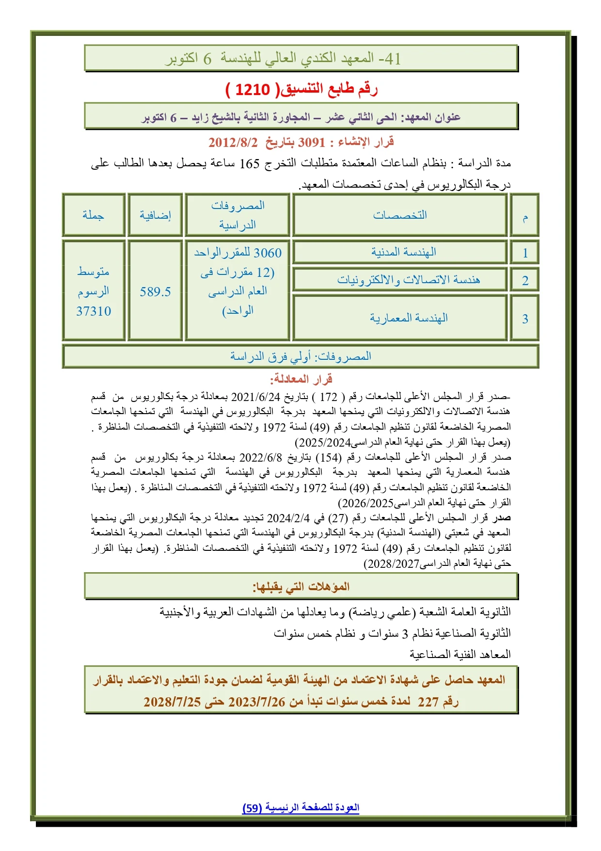 m55_page-0001 مصاريف المعهد الكندى العالى للهندسة في 6 اكتوبر CIC وشروط التقديم 2026