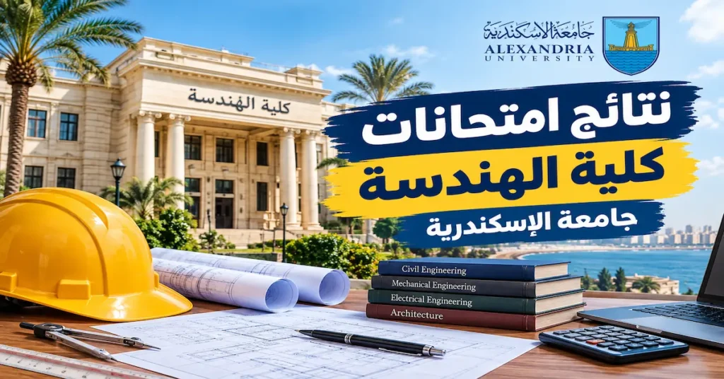 نتائج امتحانات كلية الهندسة جامعة الاسكندرية
