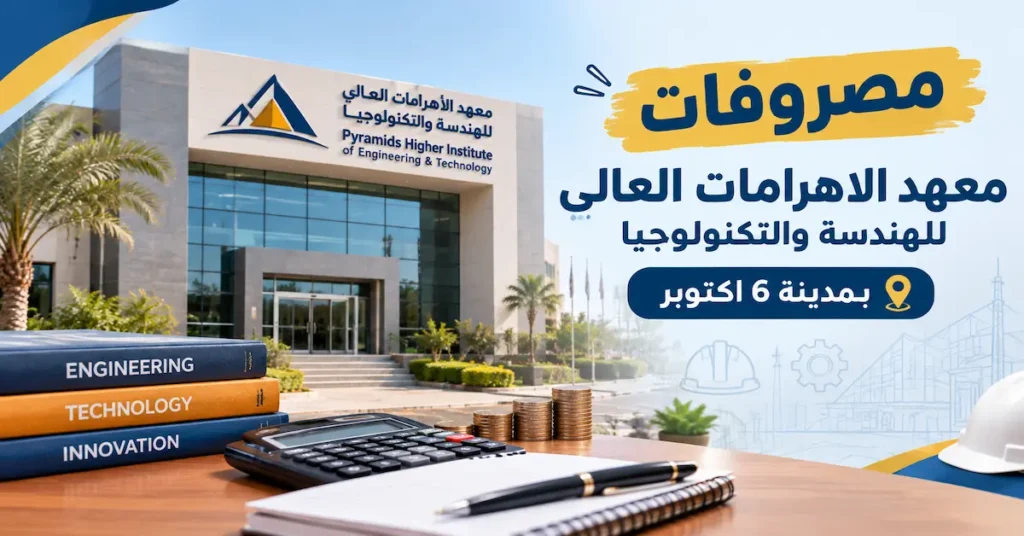 مصروفات معهد الاهرامات العالي للهندسة والتكنولوجيا بمدينة 6 اكتوبر