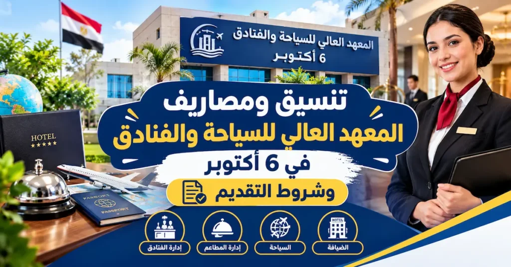 مصاريف المعهد العالي سياحة وفنادق في 6 اكتوبر