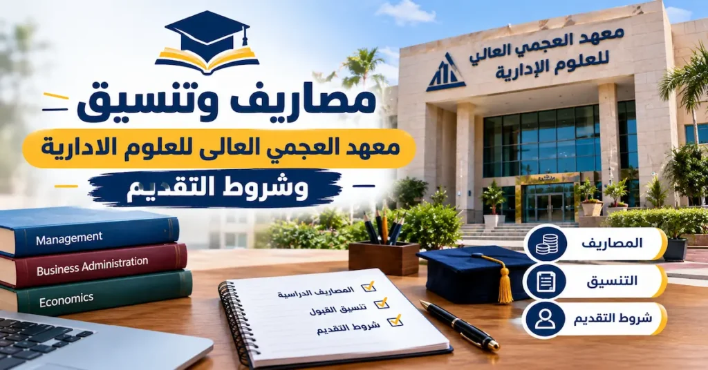 مصاريف وتنسيق معهد العجمي العالى للعلوم الادارية