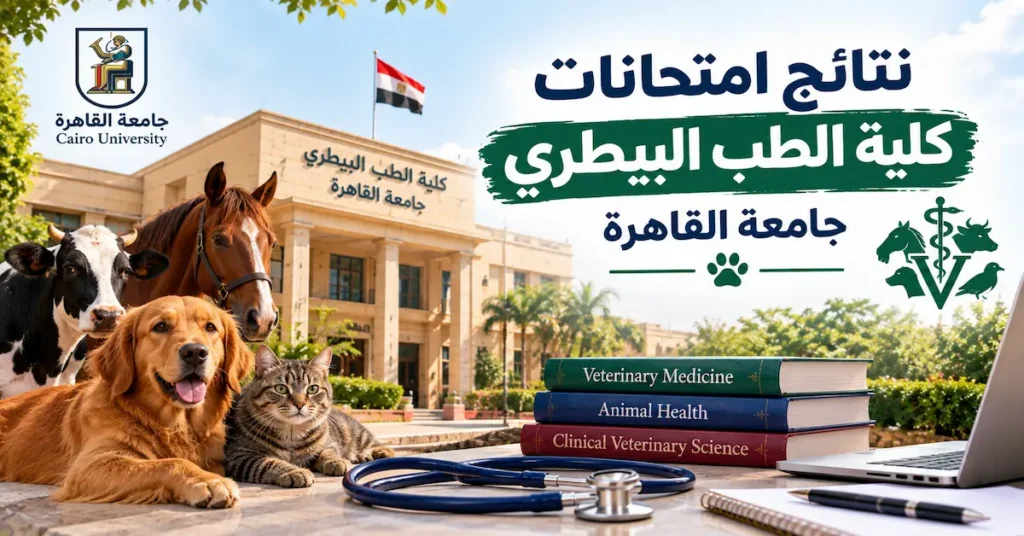 نتائج امتحانات كلية الطب البيطري جامعة القاهرة