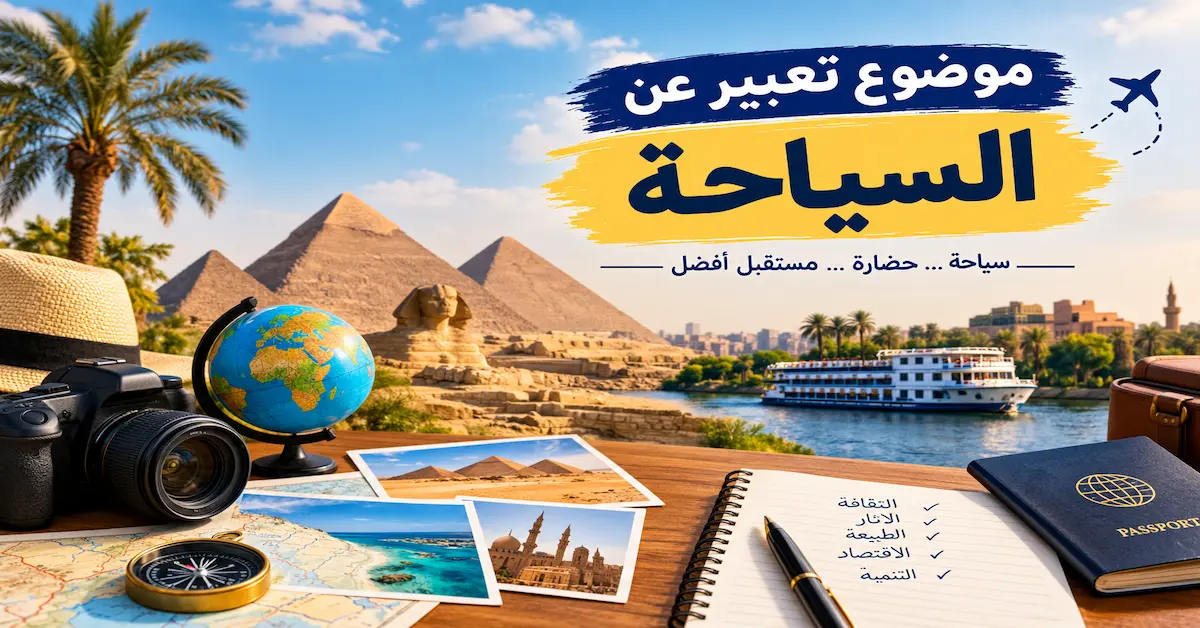 موضوع تعبير عن السياحة