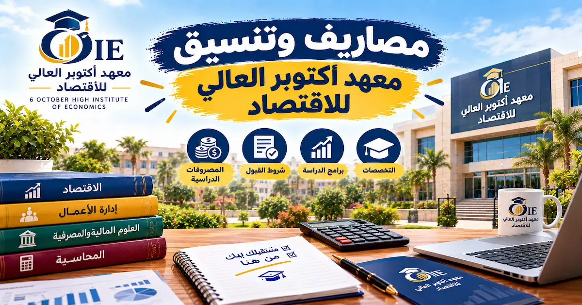 مصاريف وتنسيق معهد أكتوبر العالي للاقتصاد