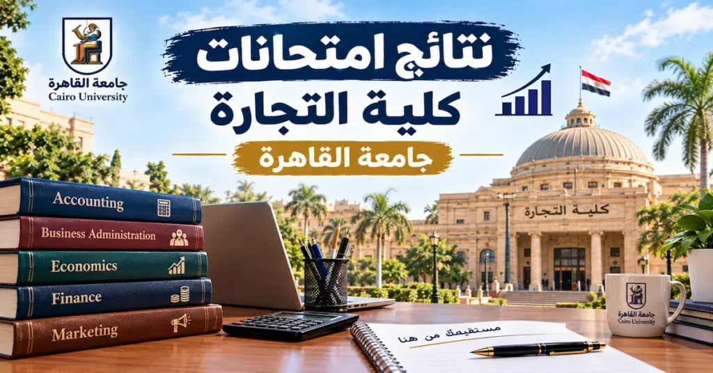 نتائج امتحانات كلية التجارة جامعة القاهرة