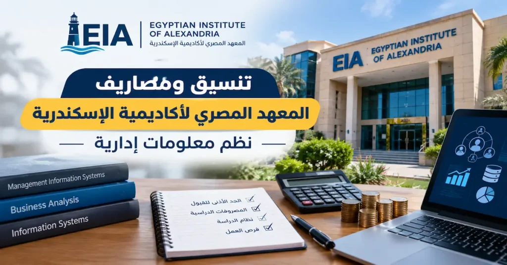 تنسيق ومصاريف المعهد المصري لأكاديمية الإسكندرية نظم معلومات إدارية