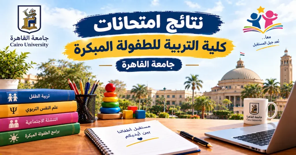 نتائج امتحانات كلية التربية للطفولة المبكرة جامعة القاهرة
