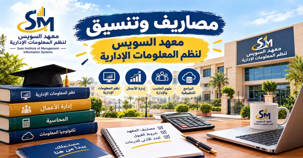 مصاريف وتنسيق معهد السويس لنظم المعلومات الإدارية